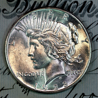 1928 P SUPERB GEM BU MS PEACE SILVER DOLLAR FROM ORIGINAL COLLECTION