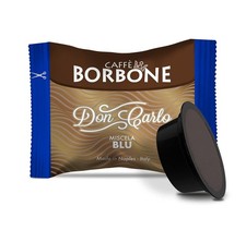 Don Carlo Blue Coffee Blend 100 Capsules Compatible with Lavazza®* A Modo Mio®* 0.26 per lighter