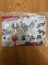 NWT Crocs x Hasbro Monopoly 13 Jibbitz
