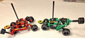 Lego Technic Two Battle Cars (8241) from 2001 Vintage With Booklet - No Box