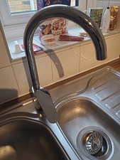 Hardly Used In Excellent Condition Chrome Kitchen Mixer Tap with Mixer Head B&Q