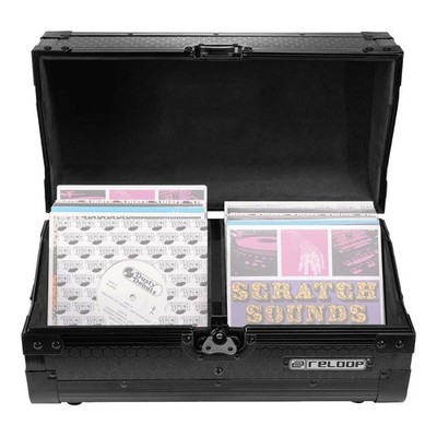 Reloop REC-CASE-7-150-BLK Holds Approximately 150 - 7'' Records