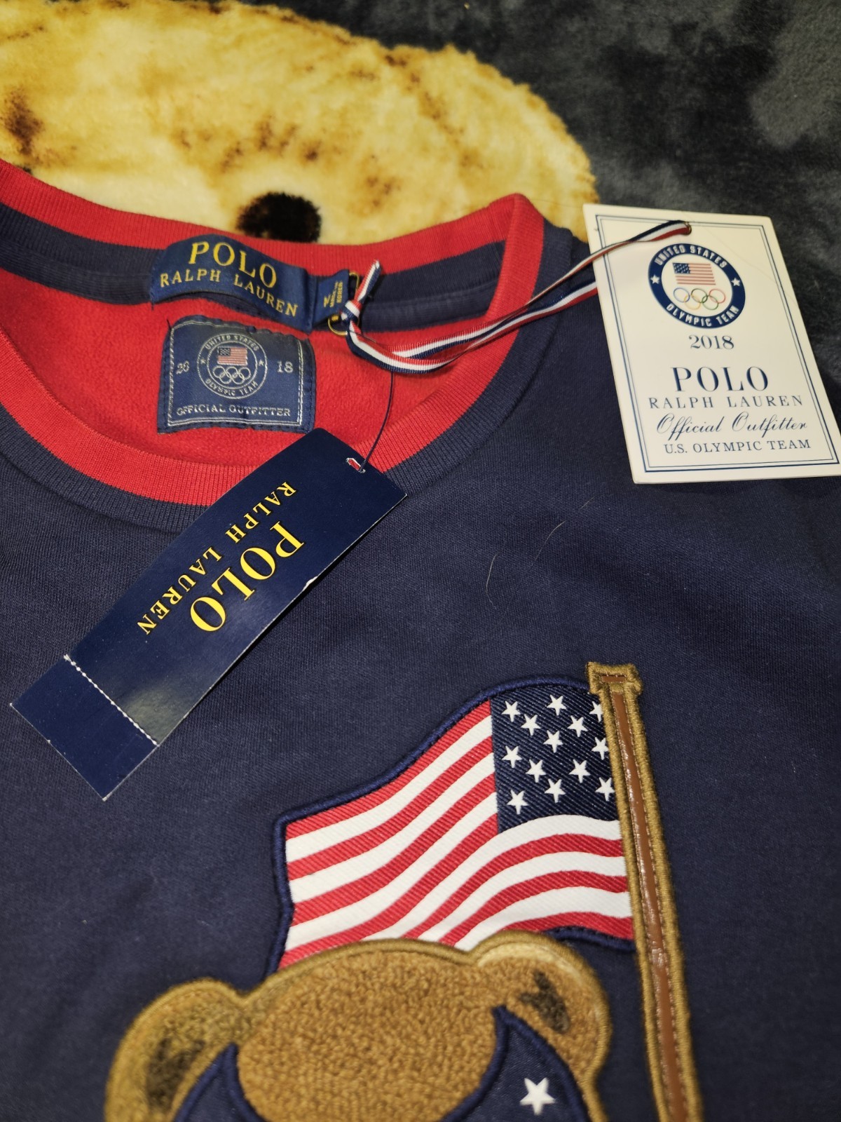 Super RARE Ralph Lauren Polo Bear Olympic 1992 image 3