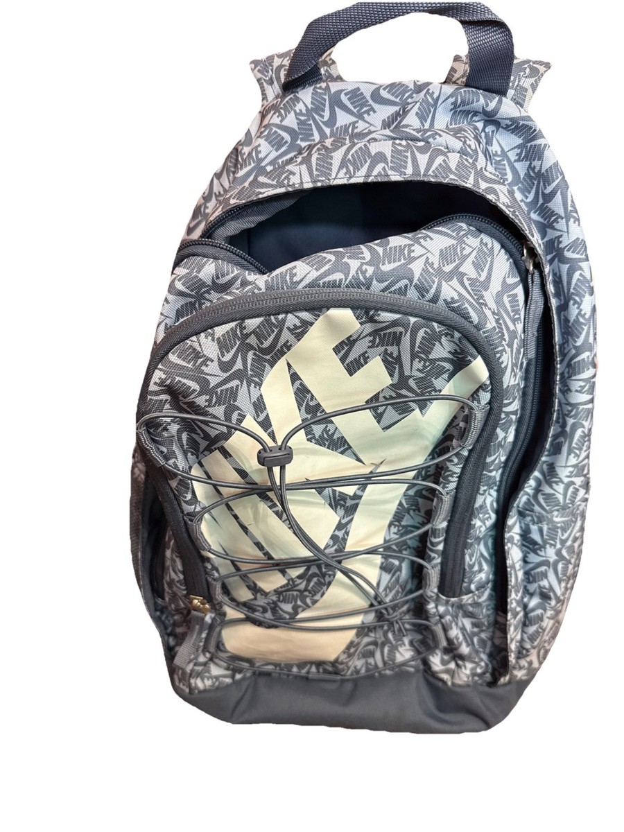 Nike Hayward Logo Print Backpack Adjustable Straps -Cobalt/Blue