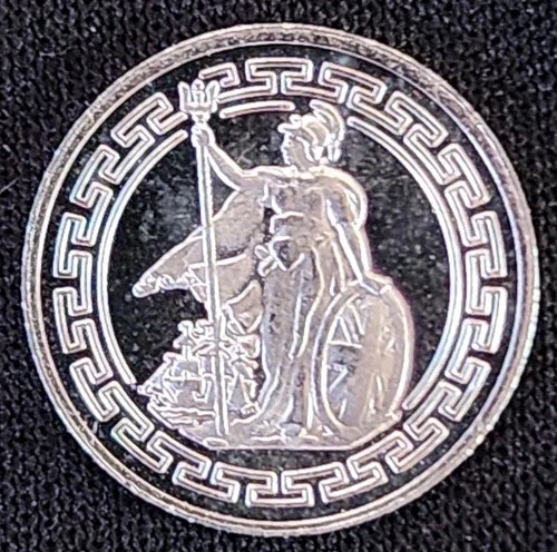 1 Gram .999 Fine Silver Art Bar Ingot. Chariat Worrior. Fun Way Of Investing.