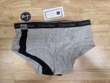 Calvin Klein Boys Modern Cotton Briefs 3 Pack Heather Grey Black Large
