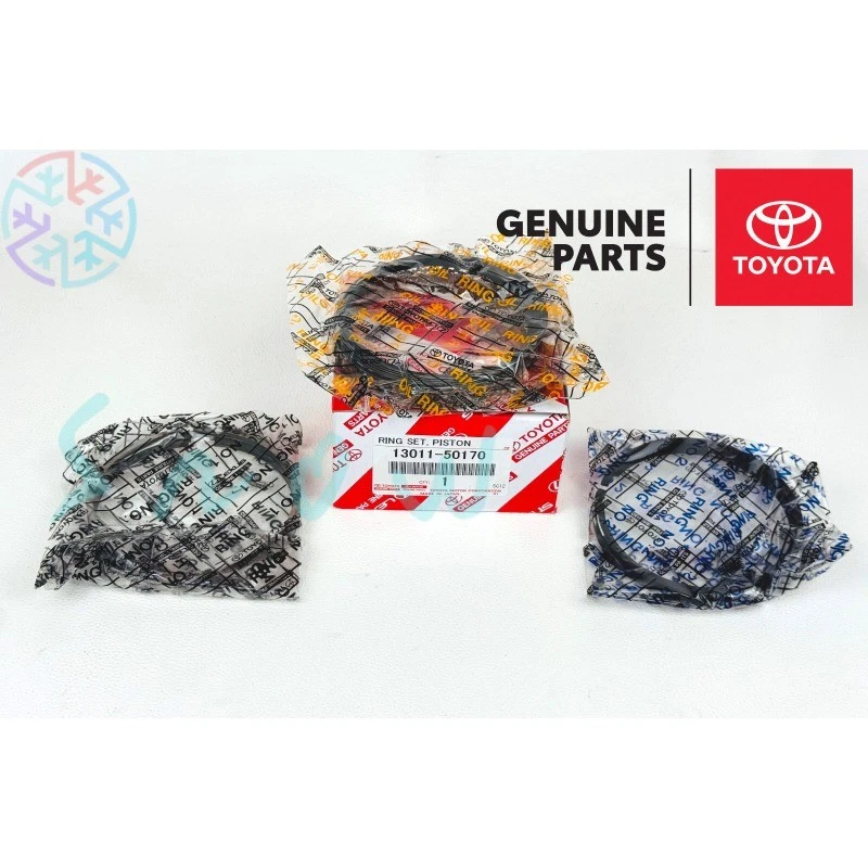 Juego de anillos de pistón originales Lexus GS300 LS430 SC430 3UZFE nuevo OEM 13011-50170 Foto 3 de 4