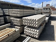 •NEW• REINFORCED INTERMEDIATE CONCRETE FENCING POSTS - 8FT