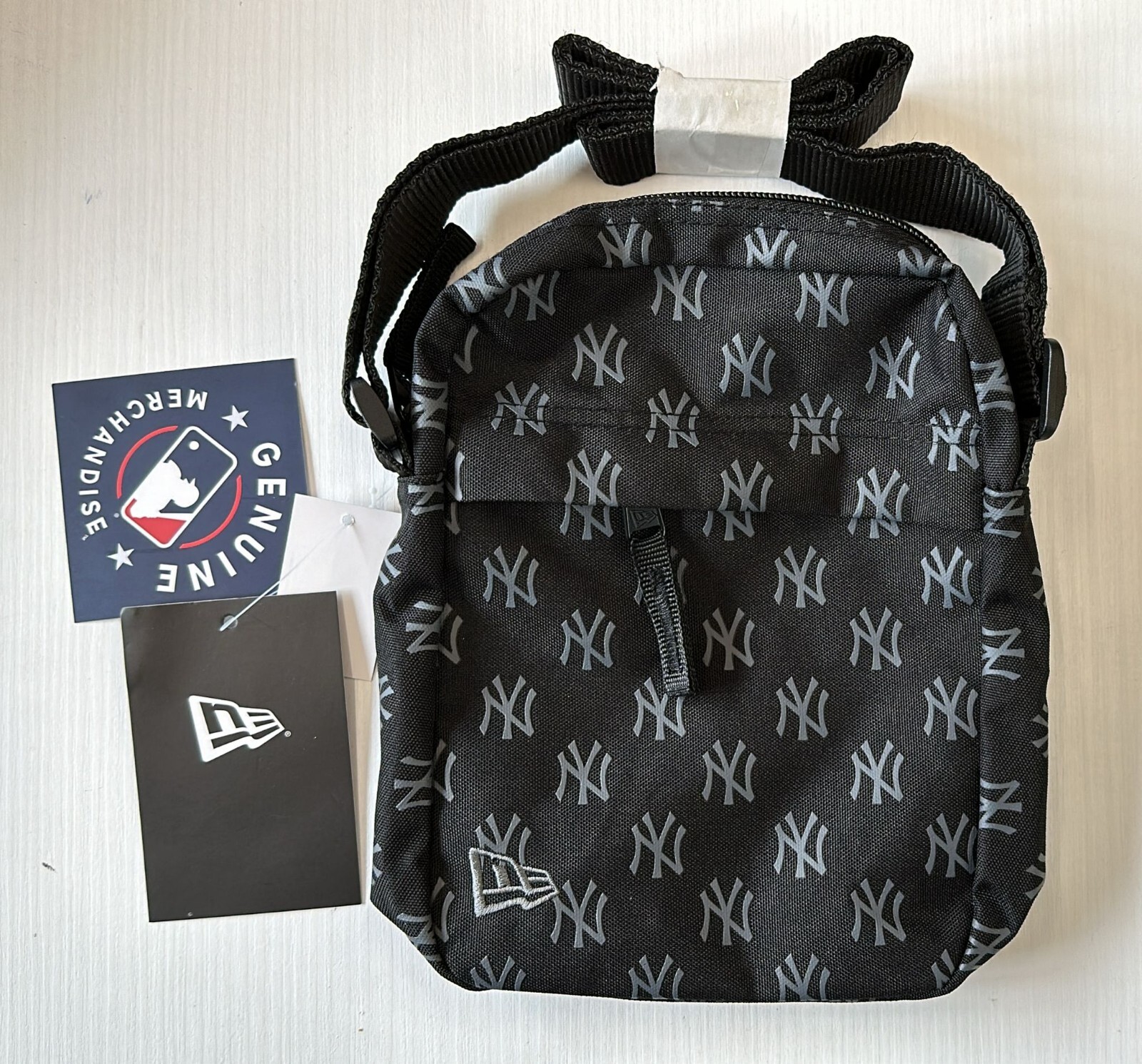 New Era Borsello Hombre Bandolera MLB New York Yankees 23X15X5 Cm Negro