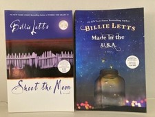 Lot-2 Rare Uncorrected Proofs-New/Unread-Billie Letts-Shoot the Moon-Made in USA