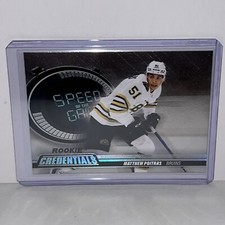 2023-24 Upper Deck Credentials SPEED OF THE GAME ROOKIE SGR24 MATTHEW POITRAS RC