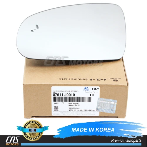 GENUINE Side View Mirror Glass LEFT w/ Heated Blind Spot for 18-23 Hyundai Kona