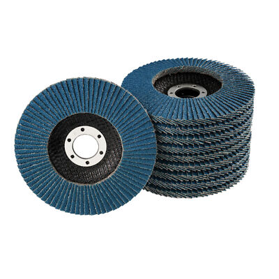 10 Pack 4.5  x 7/8'' Professional 36 Grit Zirconia Flap Disc Grinding Wheels T29