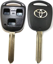 New Remote Key Keyless Replacement Case 3 Button Shell For Toyota