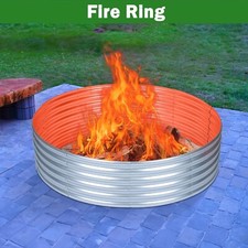 5FT Diameter Round Wood Burning Outdoor Firep...