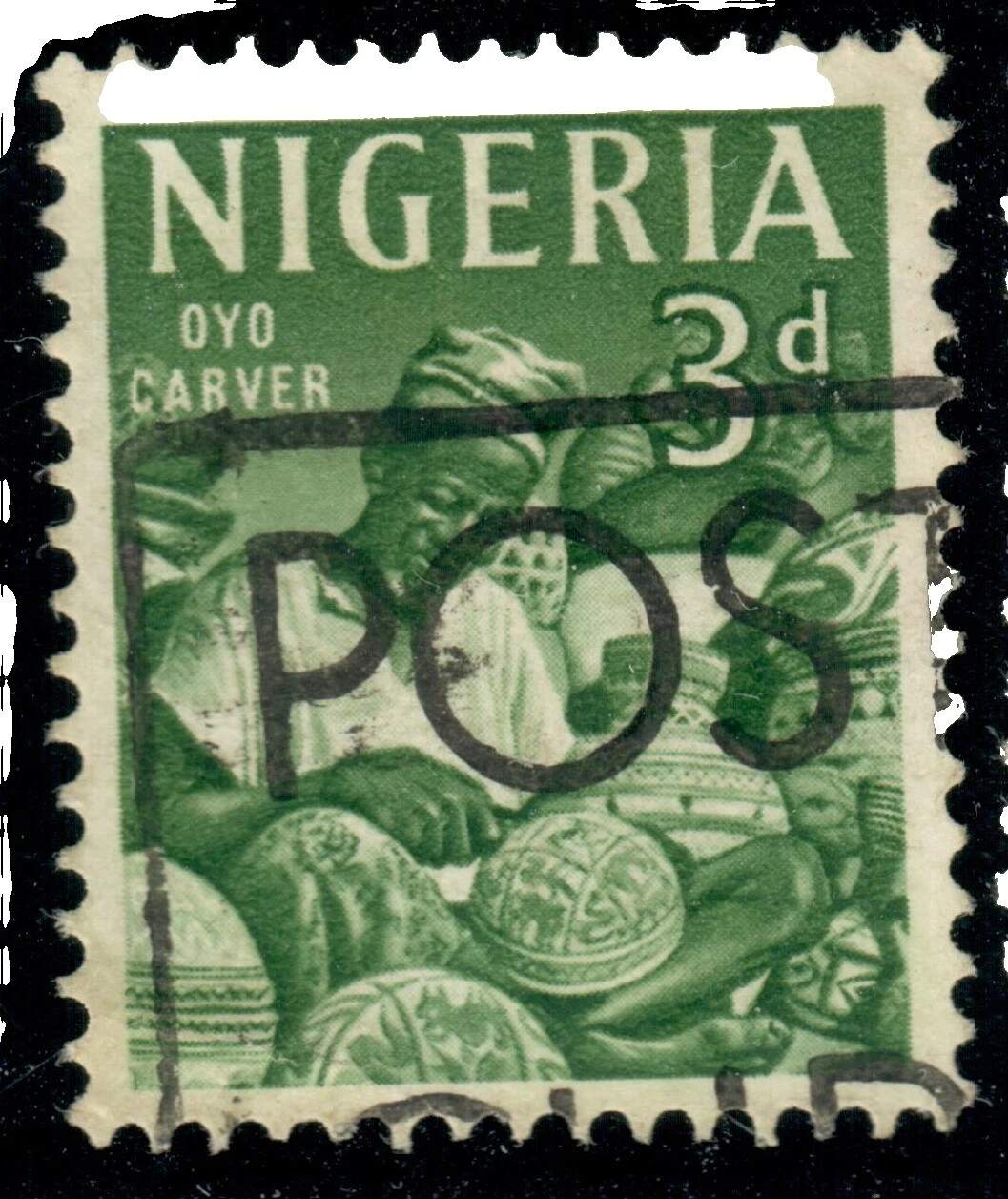 Handstamped Used Nigerian Stamps (1960-Now)