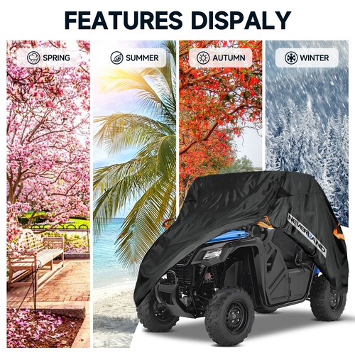 300D Utility Vehicle Cover Waterproof For Kawasaki Mule PRO MX LE 2019-2024 - Picture 10 of 18
