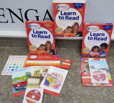 Hooked on Phonics Learn to Read - Levels 1 & 2 Complete 2017 | eBay