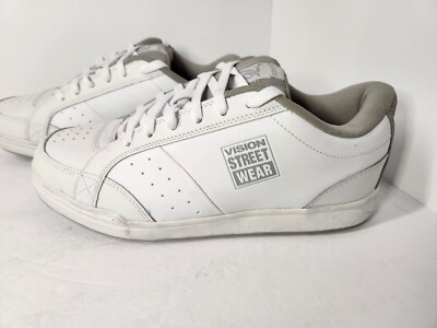 Vintage Vision Street Wear Shoes White/Grey Size 11 Skater