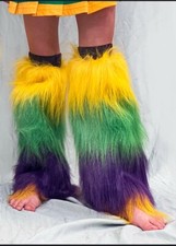 Mardi Gras Leg Warmers