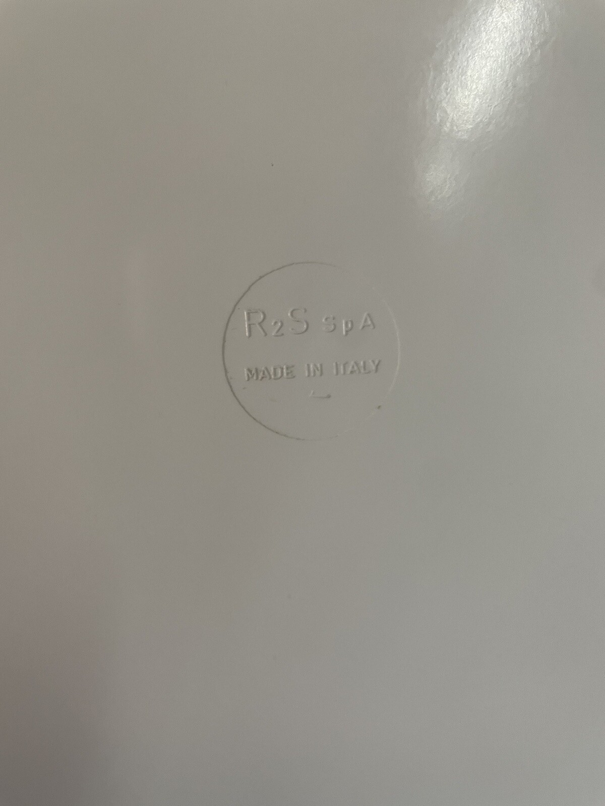 Keller Charles Melamine Serving Tray w/Handles, Stamped Italy House Flowers