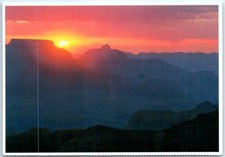 Postcard - Dusk Settles Over Grand Canyon, Grand Canyon National Park, Arizona