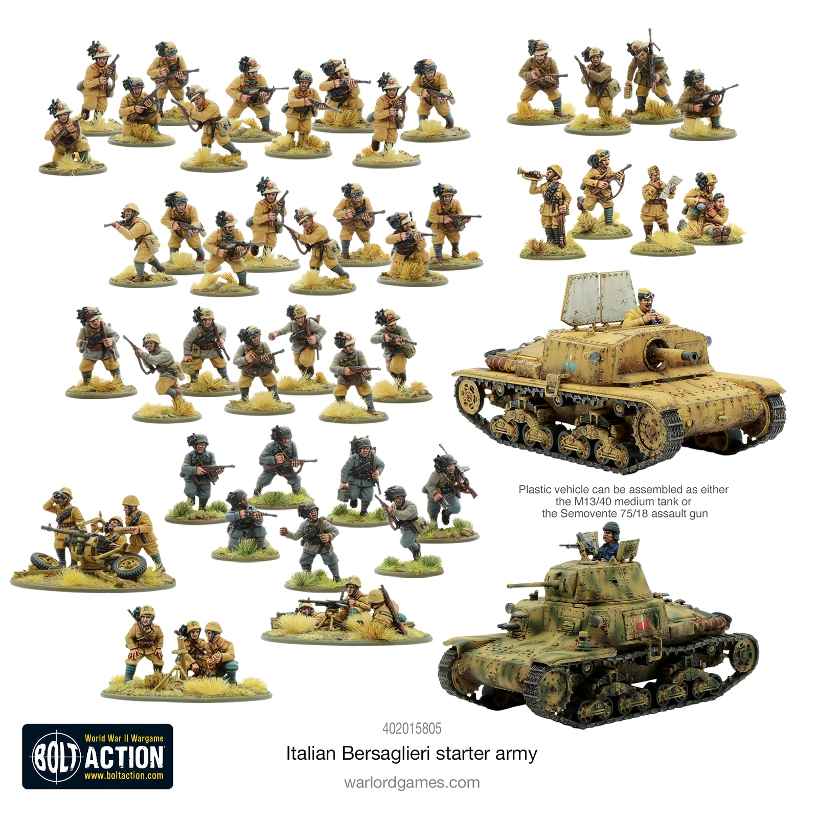 Bolt Action - Bolt Action: Italian Bersaglieri Starter Army - Warlord Games