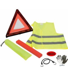 PER BMW 318d Gran Turismo Luxury SOS EMERGENZA STRADALE KIT TRIANGOLO+GILE'AUTO