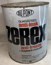 Zerex Antifreeze Vintage One Gallon Tin