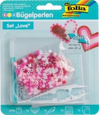 folia Bügelperlen Starter Set LOVE - Herz