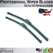 28" and 18" Windshield Wiper Blades Premium OEMQuality J-Hook Blades Bracketless