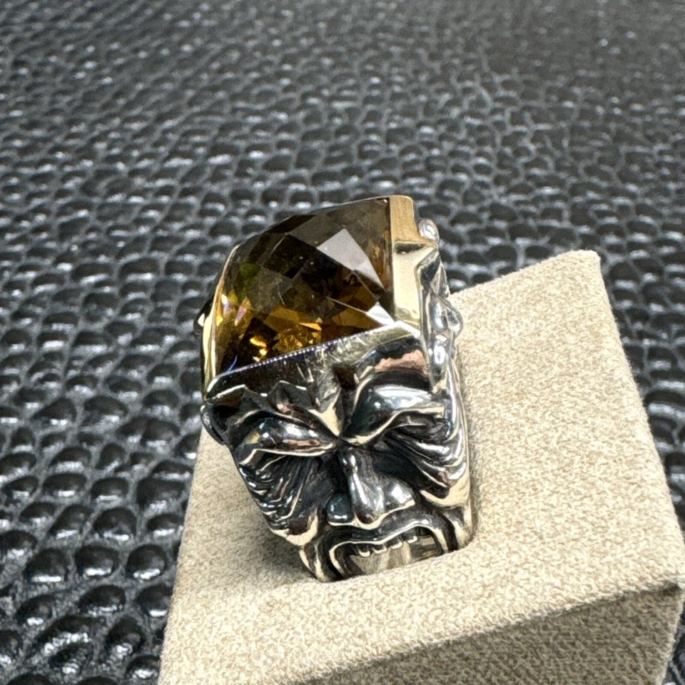 Stephen Webster Cerveza Cuarzo, Anillo Granate Talla 10 Foto 4 de 4