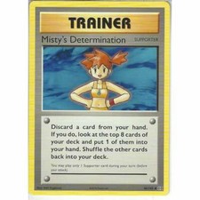 80/108 Misty's Determination Uncommon: Pokemon Trading Card Game XY Evolutions