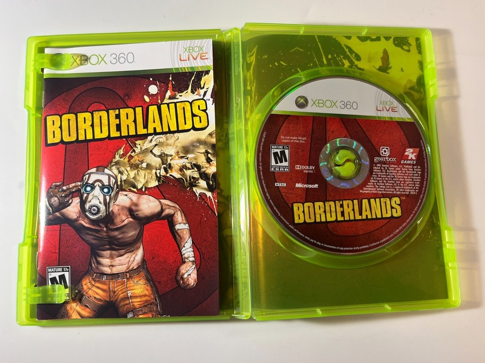 Lot Borderlands + Borderlands 2 – Microsoft Xbox 360 (2009) – Édition Shooter Mature NTSC