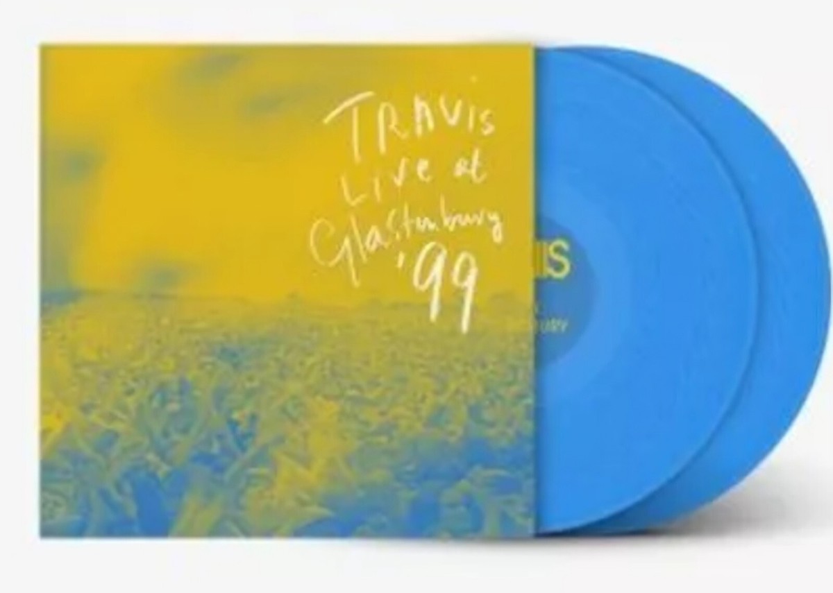 travis 未開封! 9th•glastonbury'99 LPレコードセット TRAVIS - LIVE AT GLASTONBURY '99 LP BRAND NEW BLUE VINYL GATEFOLD