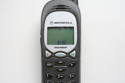 Original Gray Motorola Talkabout MC2-41H11 Mobile Phone Unlocked