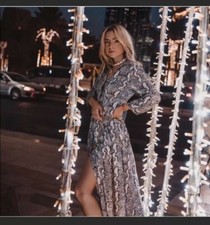 Zara AW18 Woman Snakeskin Shirt Dress Blogger Fav Size XS-XL 2183/247 NWT