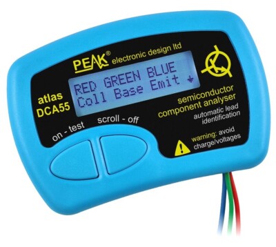 1PCS New PEAK Electronic Component Tester DCA55 Component Analyzer
