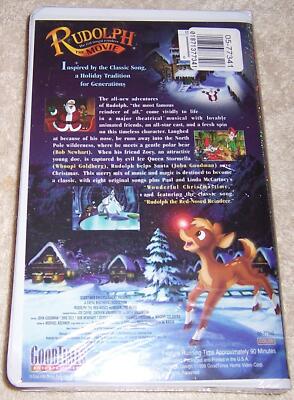 Rudolph the Red-Nosed Reindeer: The Movie VHS Video John Goodman