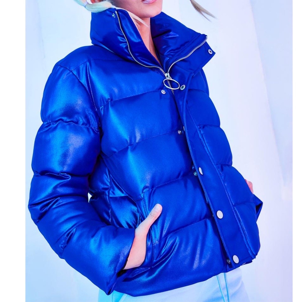 Dollskill x Club XX Ambient Avalanche Metallic Puffer Jacket