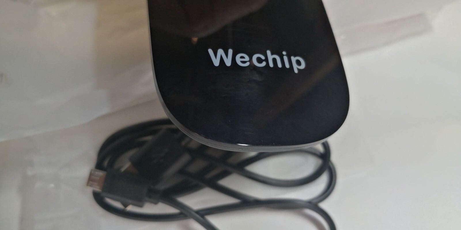 Wechip W1 2.4G Wireless QWERTY Keyboard Air Mouse Infrared Remote Control for TV