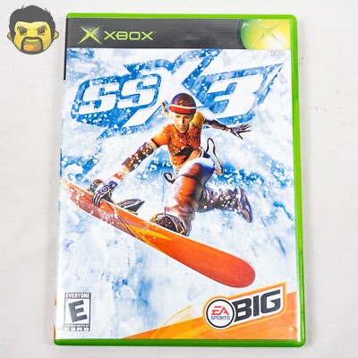 SSX 3 Xbox CIB Microsoft Xbox Original 2003 Complete with Manual + Reg Card B