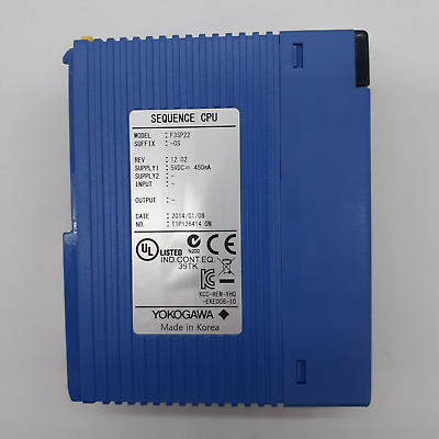 Yokogawa F3SP22-0S Sequence CPU Module | eBay Yokogawa F3SP22-0S Sequence CPU Module | eBay