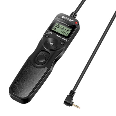 Neewer LCD Timer Shutter Release Remote Control for Canon EOS Digital Rebel