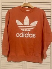 ADIDAS Women  s Size Small S Sweatshirt Sweater Top Oversized Trefoil Long Sleeve