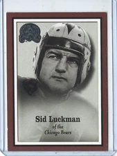 2000 Fleer Greats of the Game Sid Luckman Card #84 🏈🔥HOF'er🔥🏈