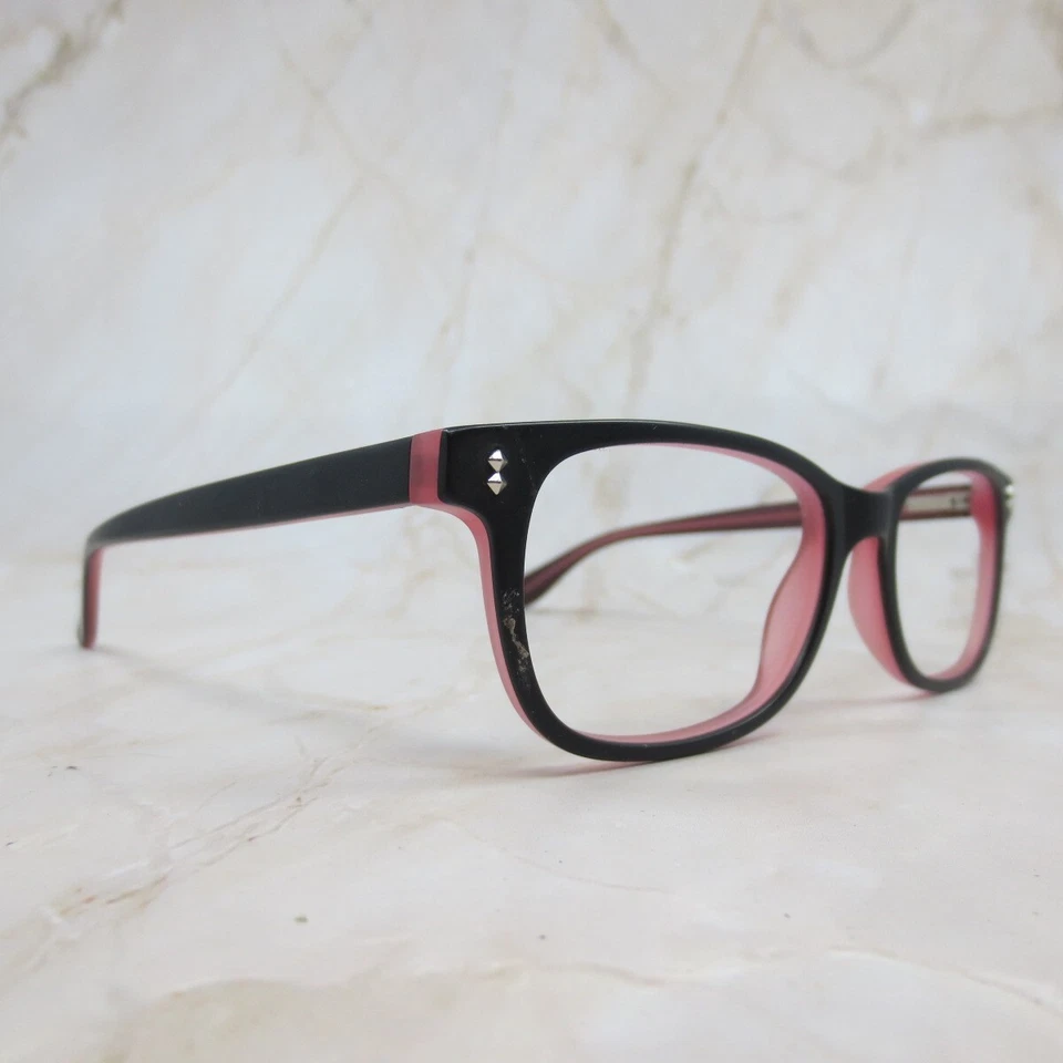 Ernest Hemingway 4617 Eyeglasses Frame Women Black Rectangular Shape 52-17-140 - Imagem 2 de 4