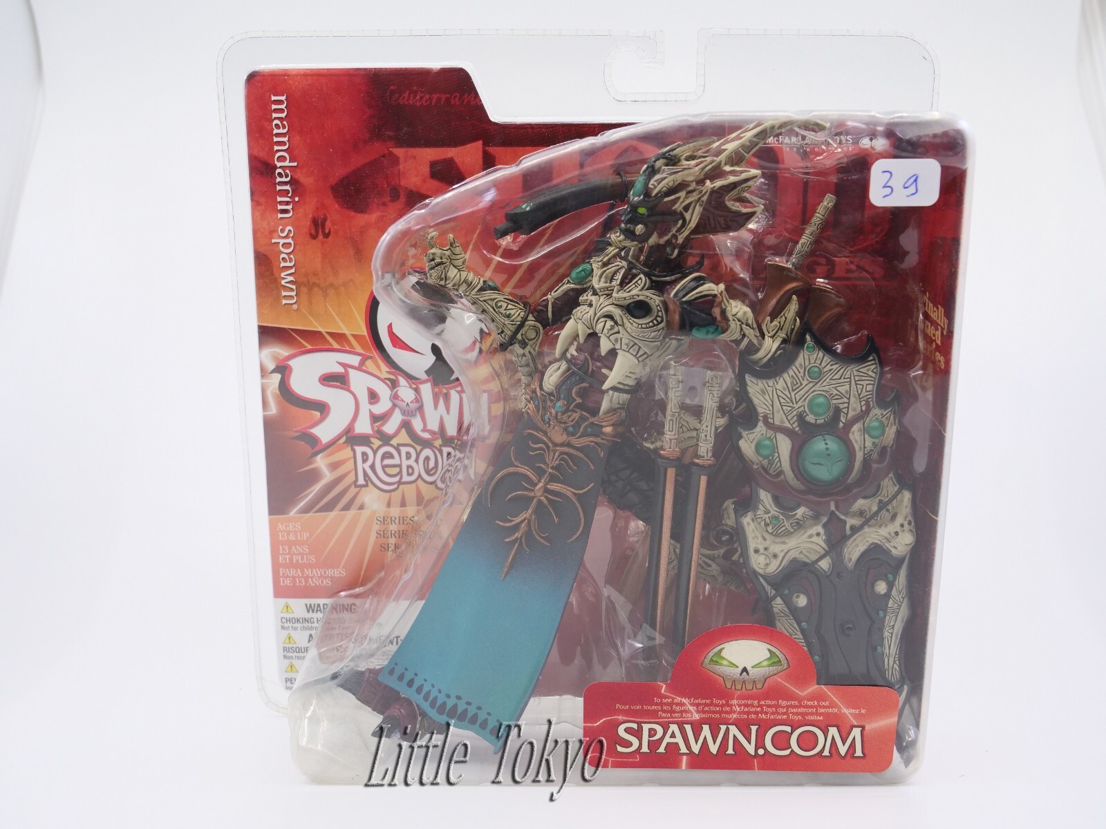 Figurine Mandarin Spawn Reborn 2 McFarlane, sculpture premium en PVC de 18cm