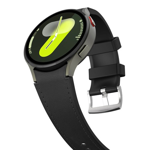 Adjustable Soft Leather Sports Watch Band For Samsung Galaxy Watch 7 FE 6 5 4 - Picture 17 of 61