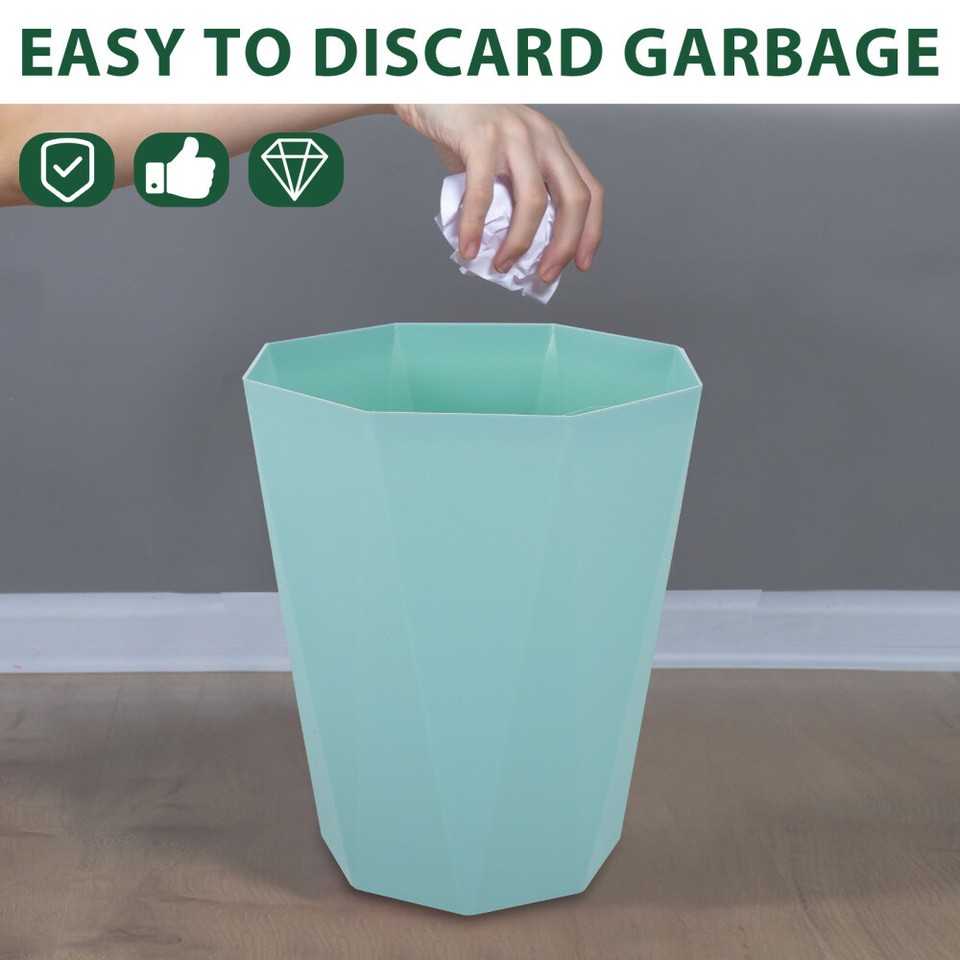 Plastic Small Trash Can Garbage Can Wastebasket Recycling Bin for